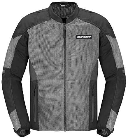 SPIDI Super Net Chaqueta Protectora para Moto, Gris, XXL para Hombre