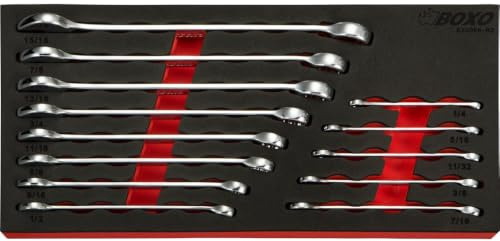 BOXO 13Pc Imperial Combi Spanner Set