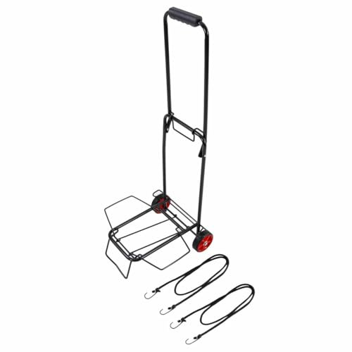OLPRO Folding Festival Trolley, Lightweight, Collapsible design, bungee tie included, compact, camping gear, versatile cart, Portable, event wagon