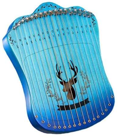 Erwachsene harfe 17 Saiten Mini Stil Tragbare Hand Harfe Geschenk Saiten Instrument Mit Teile