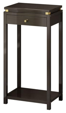 HIARAN Teekannen-Couchtisch, Beistelltisch, Kleiner Tisch, einfaches und leichtes Luxus-Wohnzimmer, Blumentisch, Regal, Nachttisch-Teekanne (Farbe: D, Größe: A) Lucky Star