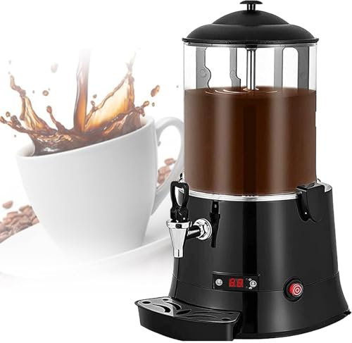 Fontaine à chocolat, distributeur de chocolat chaud commercial de 5 L, machine électrique de fabrication de boissons au chocolat, machine de trempe de chocolat à réglage