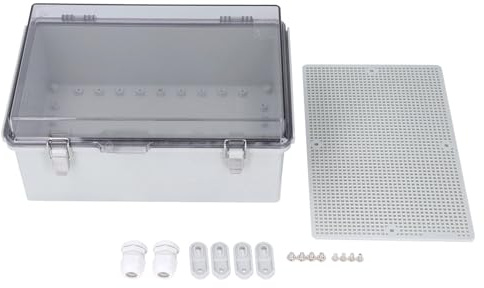 IP67 Water Proof ABS Plastic Electrical Junction Box with Transparent Cover for Outdoor and Indoor