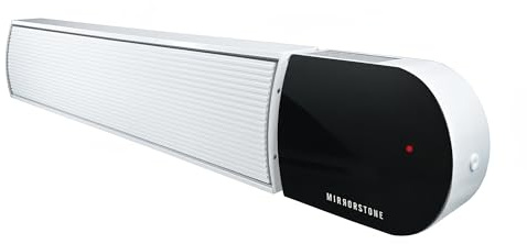 Mirrorstone 2400W White Ionis Infrared Bar Heater Non-Remote