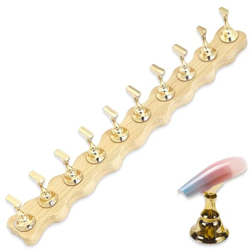 JEYORZY 1 ensemble Support Magnétique pour Faux Ongles, Présentoir D'art D'ongle, Ongle Support de Pointe d'Ongle Support de Pratique d'Ongle Stand d'Art d'Ongle Bricolage, Présentoir Pratique