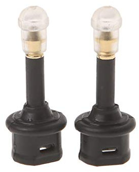 LEADSDGE Adattatore ottico digitale Toslink femmina a maschio da 3,5 mm, 2 pezzi