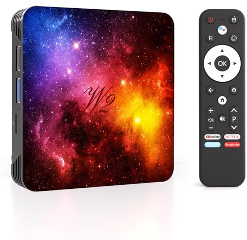 Android 14 TV Box, 4GB RAM 128GB ROM Quad-Core, Support 8K UHD
