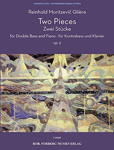 Zwei Stücke op. 9 Intermezzo - Tarantella. Kontrabass mit Begleitung. Buch und Einzelstimme(n): Double Bass and Piano