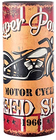 Rebecca Mobili Umbrella Holder Umbrella Rack Mdf Fabric Yellow Motorcycle Urban Entrance Home - 49 x 20 x 20 cm (H x W x D) - Art. RE4832