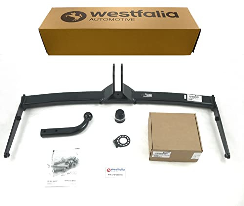 Westfalia starre Anhängerkupplung für VW Touran (BJ ab 09/2015) im Set mit 13-poligem fahrzeugspezifischen Westfalia Elektrosatz