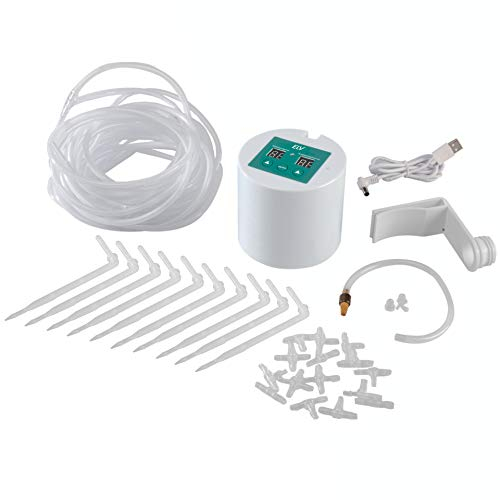 ELV Automatik-Bewässerungssystem für Zimmerpflanzen mit 10 Tropfstellen, Batterie- und Netzbetrieb möglich