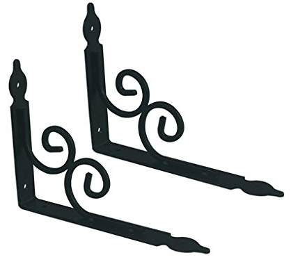 YNAYG Supports d'étagère Support Mural pour Tablette, Support de Table de Table Robuste, Support de Bricolage Peu encombrant, Fer à Repasser, 2 unités à 90 degrés, avec vis