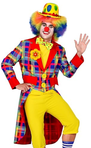 W WIDMANN MILANO Party Fashion - Traje de payaso para hombre | Accesorios para disfraces de carnaval, fiestas temáticas y eventos circenses