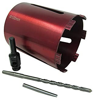 132mm 5 Dry Diamond Drilling Core Drill Bit Turbo Segments with Hex Arbour & Drill Bit