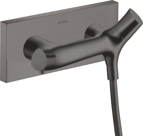 hansgrohe AXOR Starck Organic Brausethermostat Aufputz, 1 Verbraucher, 12602340, Farbe: Brushed Black Chrome