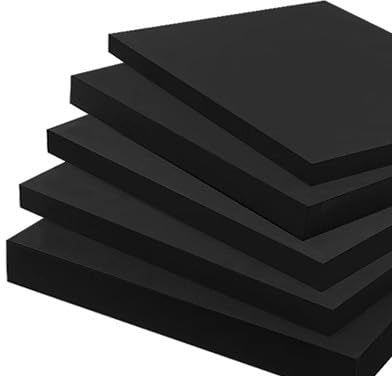 MOTTK 45D Quadratische Schaumstoffkissen mit Hoher Dichte,Langlebig Polsterschaumstoff für Sofa-Sitzkissen Sitzgelegenheit Sitzpolster (10cm dick,50x50cm)