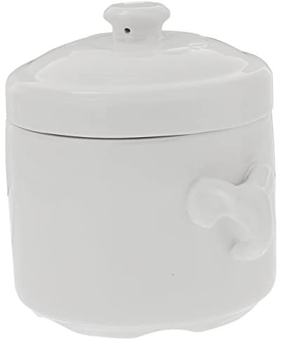 ABOOFAN Marmite Terre Cuite Bol à Soupe Avec Couvercle Récipient De Stockage Pour Cuisine Petit Bol Décoratif Pour Yaourt Et Pudding