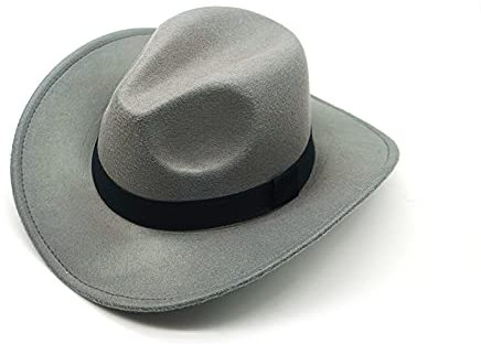 NOAMED Fengyan Hüte Klassischer beige weißer Filzhut Neue Winter Damen Herren Band Gürtel breite Krempe Fedora-Hüte britischer eleganter Fascinator Damenhüte (Farbe: 1, Größe: 56-58 cm)