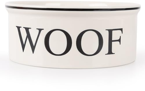 Autumnlife Hundenapf Keramik, 2,2L Erhöhter Fressnapf Wassernapf für Mittelgroße & Große Hunde, Futternapf Haustiernapf für Katzen und Hunde - Spülmaschinen & Mikrowellengeeignet