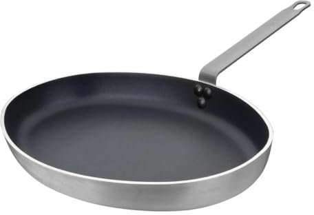 Vogue Poêle ovale en aluminium anti-adhésif Teflon Platinum Plus 400 mm