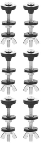 MUCKLILY 3 Paar Edelstahl-toilettensitz-schrauben-set Für Ersatz-toilettenspülkastenblöcke Universell Passend Für Standard-toiletten