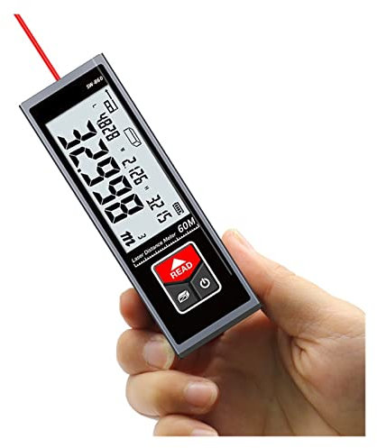YQVEOT Metro Laser, Misuratore di Nastro Digitale Telemetro 40M Misuratore di Distanza accurato Telemetro for Roulette da Costruzione per Uso Interno o Esterno(SW-MT40 Saver)