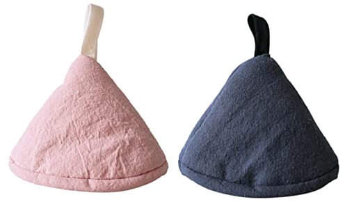 POPETPOP 4pezzi Presine Triangolari Cotone Copertura Manici Per Pentole Resistenti Al Calore Casual Accessori Cucina Pratici e Sicuri