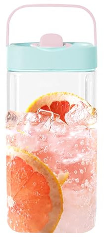 SVCEQZE Dispenser Acqua per Frigo, per Acqua e Latte da 3,5L per Frigorifero, Caraffa Antigoccia Capiente per Thé Freddo, Succhi, Latte e Bibite