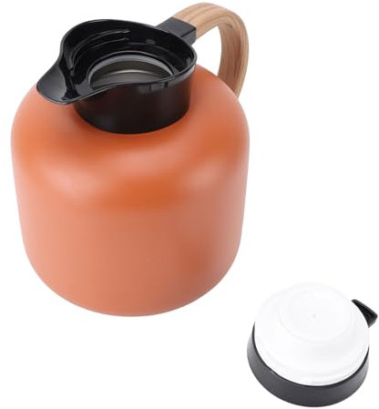 Jarra Térmica De Café De Acero Inoxidable De 2 L, Retención De Calor Las 24 Horas, Dispensador De Aislada A Prueba De Fugas para Café, Té, Agua Caliente con Hervidor En