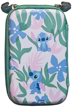 WONDEE Estuche Stitch, Regalos Originales para Niña y Mujer - Funda de Stich para Gadgets Tecnológicos, Material Escolar, Disco Duro 2.5, Cables, Auriculares, Powerbanks - Disney Stitch Regalos
