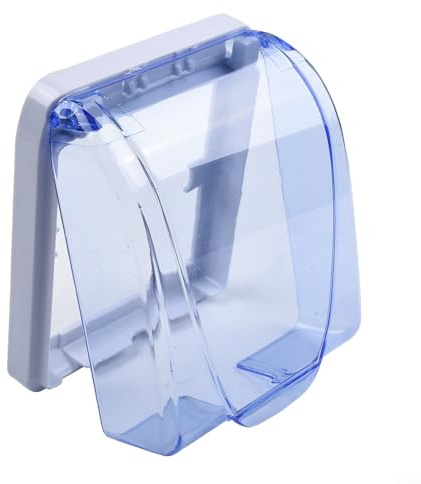 Wandschalter-Abdeckung für den Innenbereich mit Klappdeckel für 86 Steckdosen, bietet sicheren Schutz für Schalter und Steckdosen (blau)