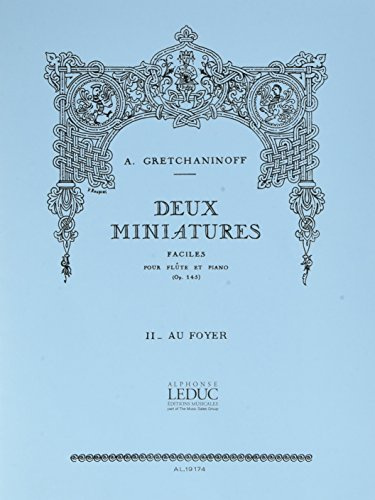 2 MINIATURES OP145 N02:AU FOYER FLUTE ET PIANO