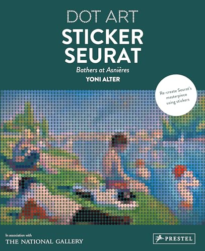 Sticker Seurat: Bathers at Asnieres (Dot Art)