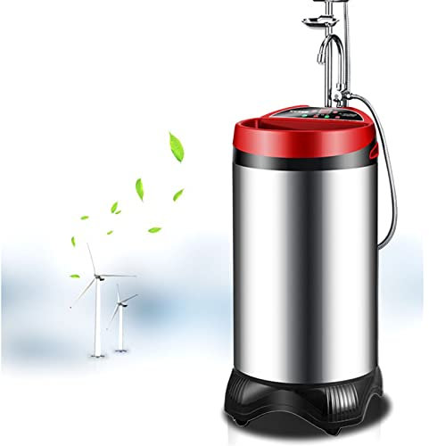 Scaldacqua istantanea per Doccia, Scaldabagno istantaneo 2000W, Macchina da Bagno elettrica Mobile da 220 V, per Bagno, Cucina, Campeggio, Giardino, Esterno, 100L (Color : Rosso)