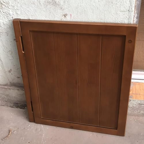 TsoLAY portales de media cintura Puerta única de media cintura de madera maciza, puerta divisoria for baño de cocina, se abre en ambas direcciones, tamaños y colores personalizados puerta corredera(Si