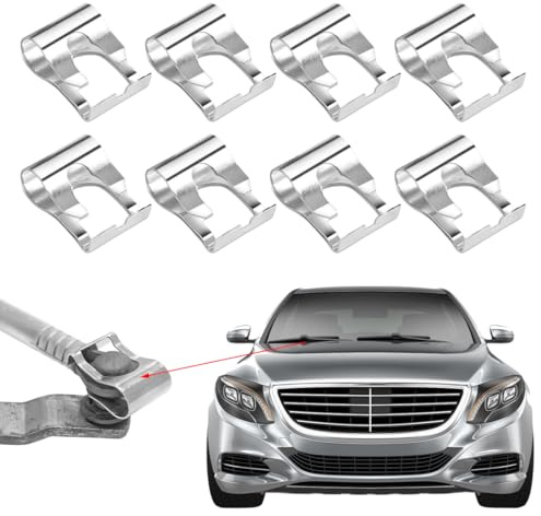 UEIOAVL Scheibenwischerwerkzeuge, 8 Stück Scheibenwischer-Verbindungsklemme für Auto-Reparatur-Klemmen-Zubehör