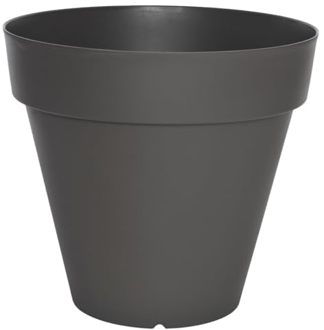Riviera Pots de fleurs Soleilla Rond Gris 68,5 x 68,5 x 65 cm 136 ml 417076