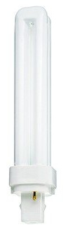(Pack of 5) Satco S8326, 3000K 26-Watt G24D-3 Base T4 Quad 2-Pin Tube for Magnetic Ballasts, Compact Fluorescent Bulb