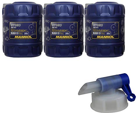 60L MANNOL HYDRO ISO 46 Hydraulik Öl Flüssigkeit MN2102-20 inkl. Auslaufhahn