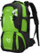 OcioDual Mochila Senderismo 40 Litros, Mochila Trekking, Montaña y Camino de Santiago, Multifuncional, Ligera, Mochilas Hombre para Camping, Acampada, Marcha Nórdica, Supervivencia, Verde