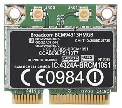 Denash Scheda di Rete PCI-E, per Broadcom BCM94313HMGB 300M Bluetooth3.0 Scheda di Rete PCIE per HP Serie G4/CQ43