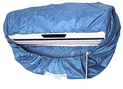 Cubierta de limpieza de aire acondicionado dividido Limpieza montado en la pared Limpiador de aire acondicionado lavado de polvo bolsa limpia aircon bolsa de lavado impermeable con salida de drenaje.