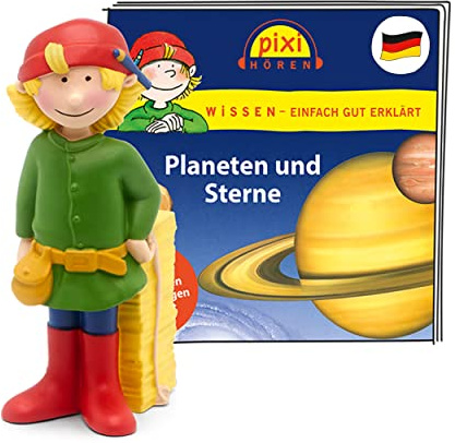 tonies Hörfiguren für Toniebox, Pixi Wissen – Planeten und Sterne, Hörspiel für Kinder ab 6 Jahren, Spielzeit ca. 33 Minuten
