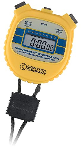 Control Company 1042 Traceable Waterproof/Shockproof Stopwatch