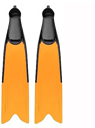 YIORYO Weiche Volltaschen-Flossen mit Langer Klinge for Freitauchen, Speafishing, professionelle Tauchflossen for Erwachsene, Unterwasser-Schnorchel-Schwimmflossen (Size : 43-44)