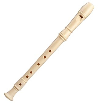 Sopranblockflöjt ABS 6 Hål För Nybörjarinstrument C Key Sopranblockflöjt Flöjt Descant Blockflöjt Träblås nybörjare sopran blockflöjt