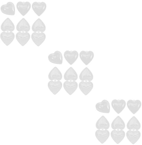 TOYANDONA 18pcs Pacifier Newborn Holder Case Dummy Storage Box Heart Shape Pacifier Box Material Safe and Multi-Purpose