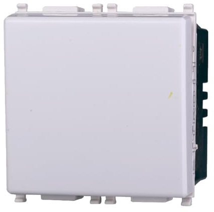 IXTRIMA Interruttore 2P 2M 16A Unipolare Colore Bianco Compatibile Con plana EV3202
