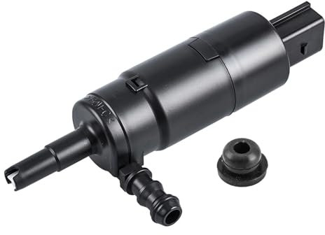 LUOWEINA Scheinwerferwaschpumpe, passend for VW, passend for Bora Caddy EOS Golf Jetta Passat CC Beetle Polo Sharan Tiguan Touran Touareg 3B7955681 1J0955681 Waschwasserpumpe für Scheibenwaschanlage