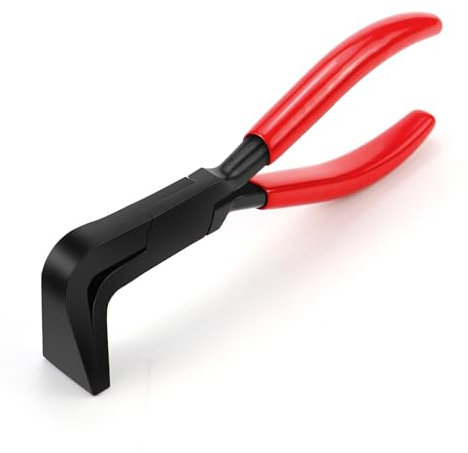 LPZMPZ Pinza Piegatrice a 90 Gradi, Piega Lamiera Manuale, Pinza Piegatrice a Mano con Manico Antiscivolo, Larghezza Ganasce 22 mm, per Piegare e Lisciare Lamiere, Rosso